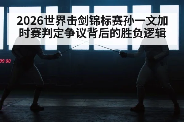 2026世界击剑锦标赛孙一文加时赛判定争议背后的胜负逻辑